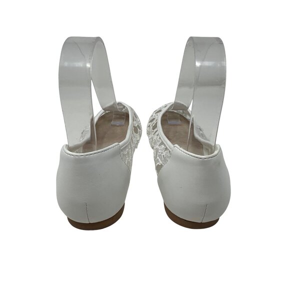 Greatonu Women's Flats Cut Out Round Toe Slip On Floral Ballet Flat Size 5.5 - Picture 3 of 11